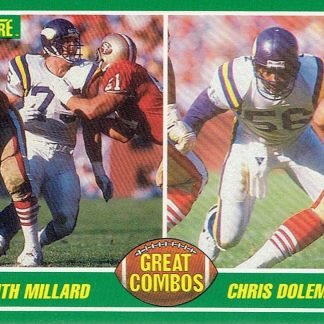 1989 Score #282 Minnesota Maulers (Millard and Doleman)