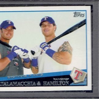 2009 Topps #201 Jarrod Saltalamacchia/ Josh Hamilton CC