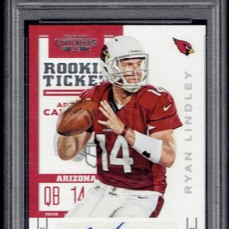 2012 Panini Contenders #182 Ryan Lindley (one hand on football) PSA 10
