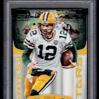 2019 Score Fantasy Stars #15 Aaron Rodgers (PSA 9)